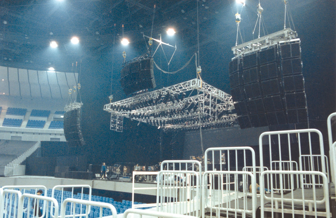 横浜アリーナ公演（1989年）で運用したTMS-3